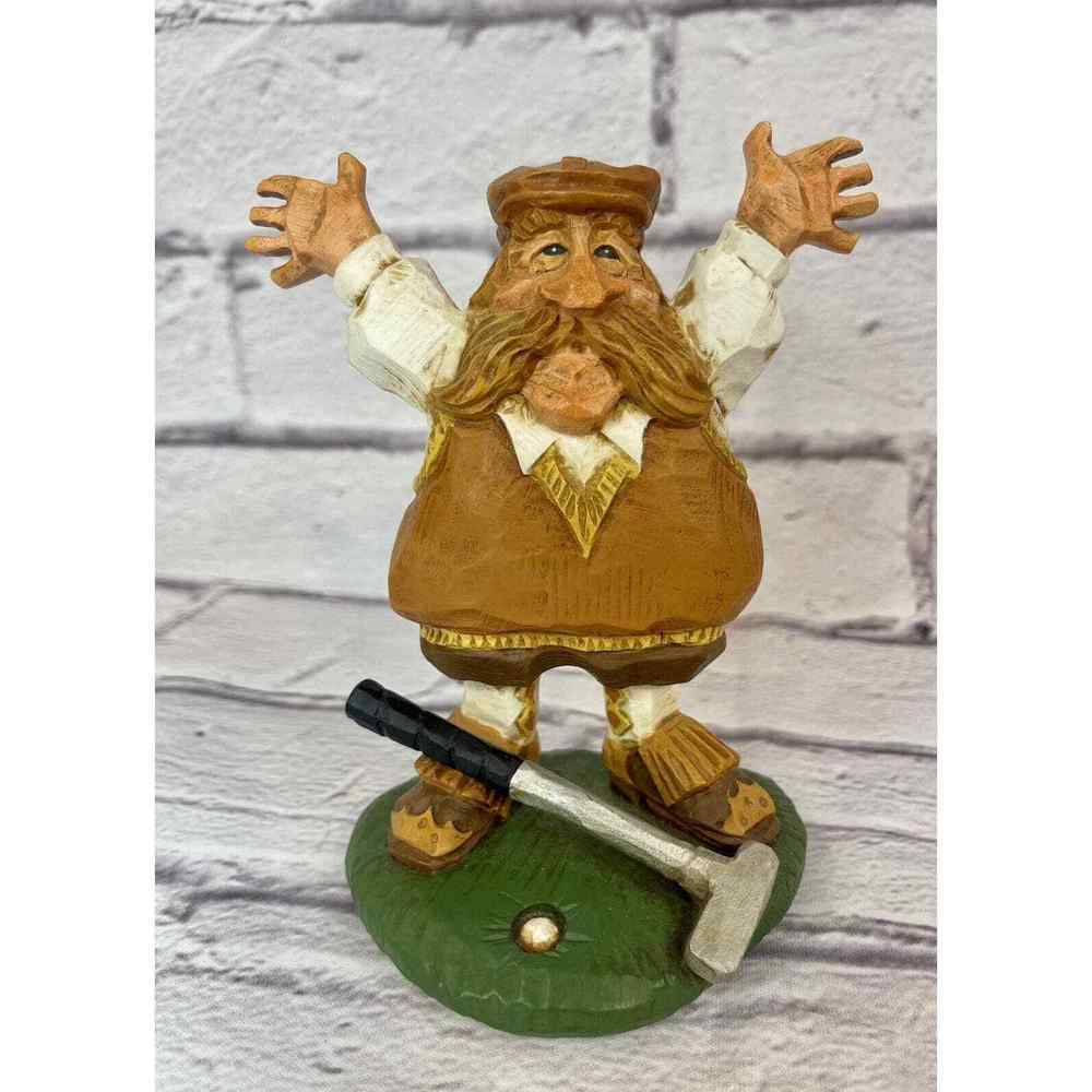 David Frykman Collectible Figurine Hole in One 1996 Resin Golf Art Vintage Decor
